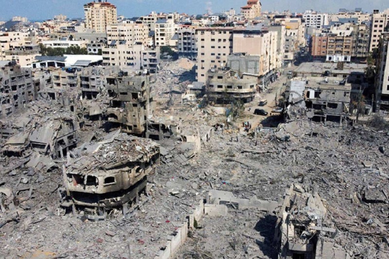 gaza-reduced-to-debris-by-israeli-invasion