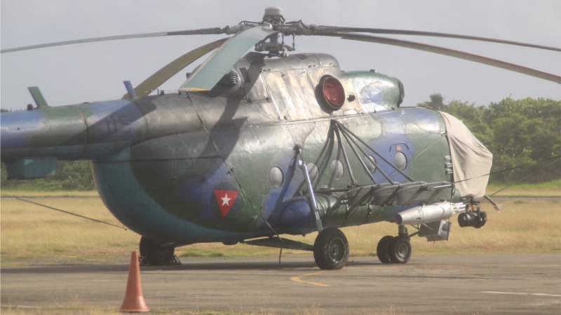 cae-helicoptero-militar-durante-visita-de-raul-castro-a-santiago-de-cuba