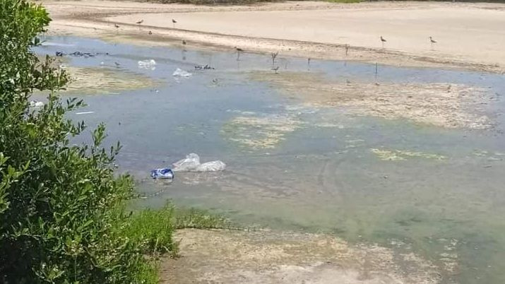 waste-from-a-melia-hotel-contaminates-the-beaches-and-mangroves-of-trinidad,-cuba