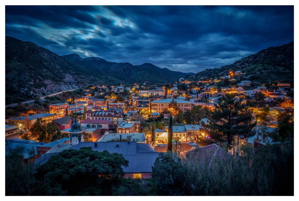 the-blue-hour-above-old-bisbee,-arizona-–-photo-of-the-day