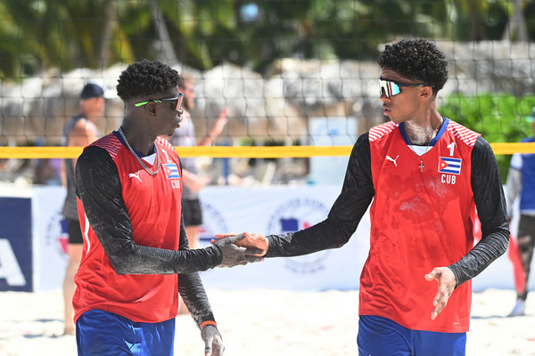 cuban-beach-volleyball-duo-vs.-canada-in-semis-in-punta-cana